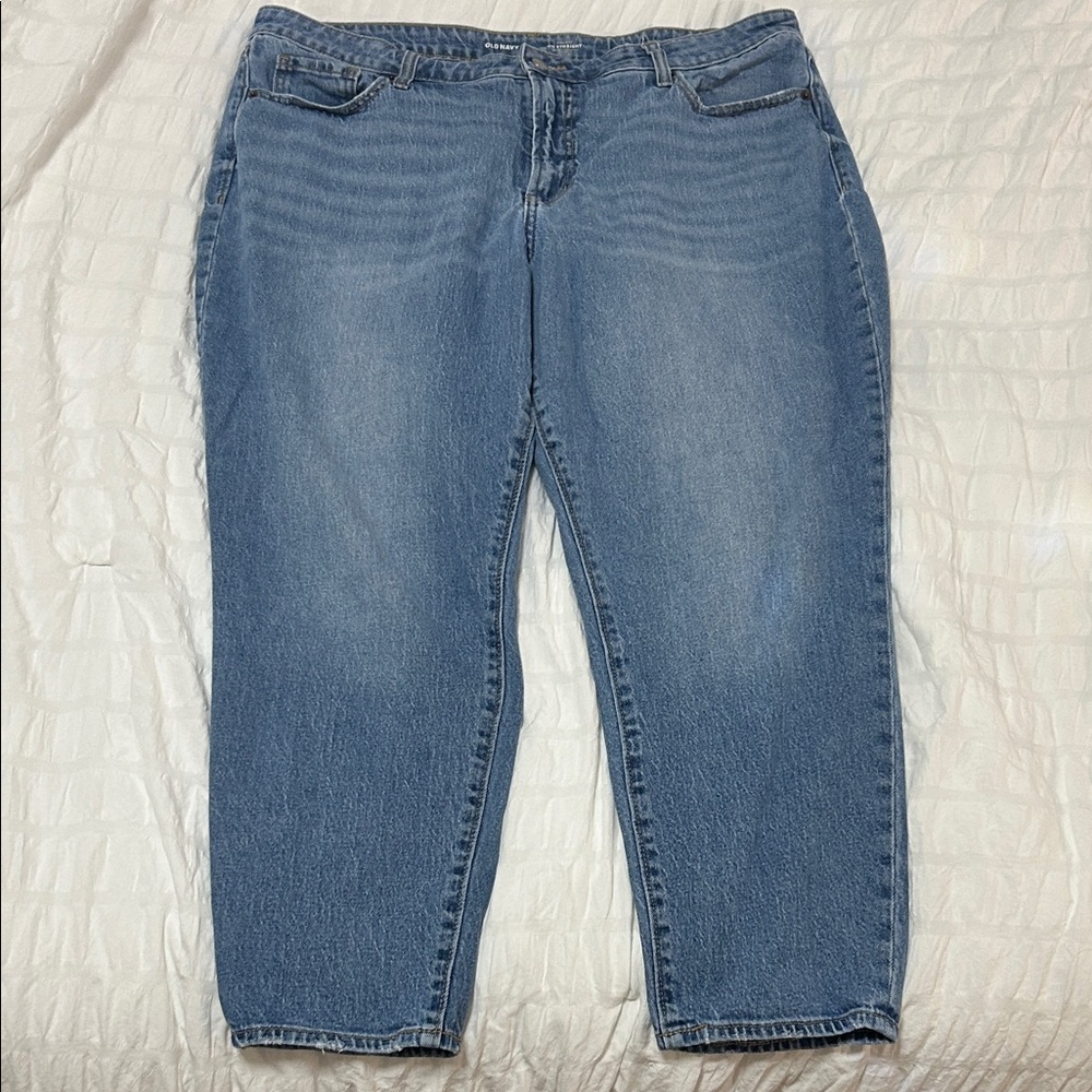 Old Navy High-Rise OG Straight Classic Blue Women's Jeans